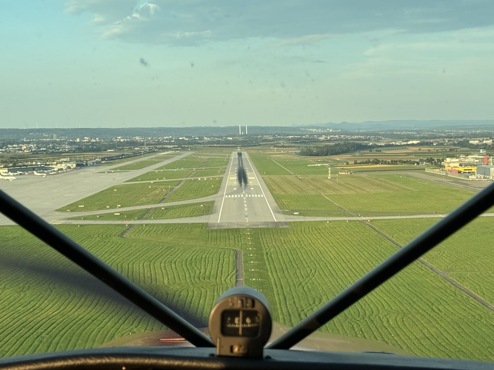 Stuttgarter Flughafen aus der Luft