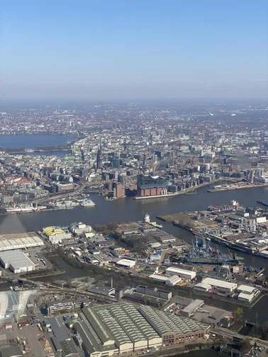 Hamburg aus der Luft