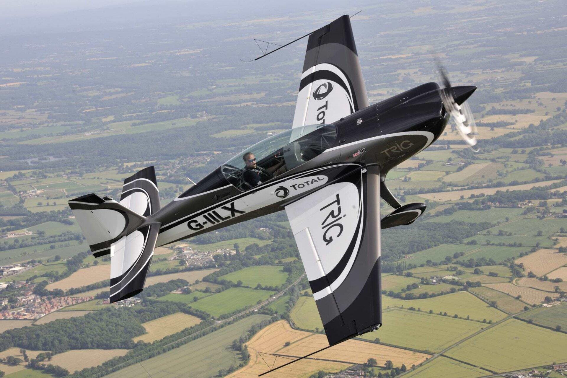 Extra 330 aerobatics flight 30 mins plus brief, near London.