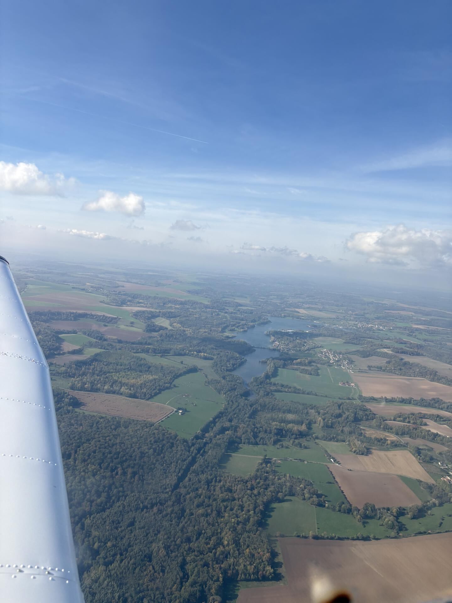 Vue du lac de l’ailette.