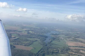 Vue du lac de l’ailette.