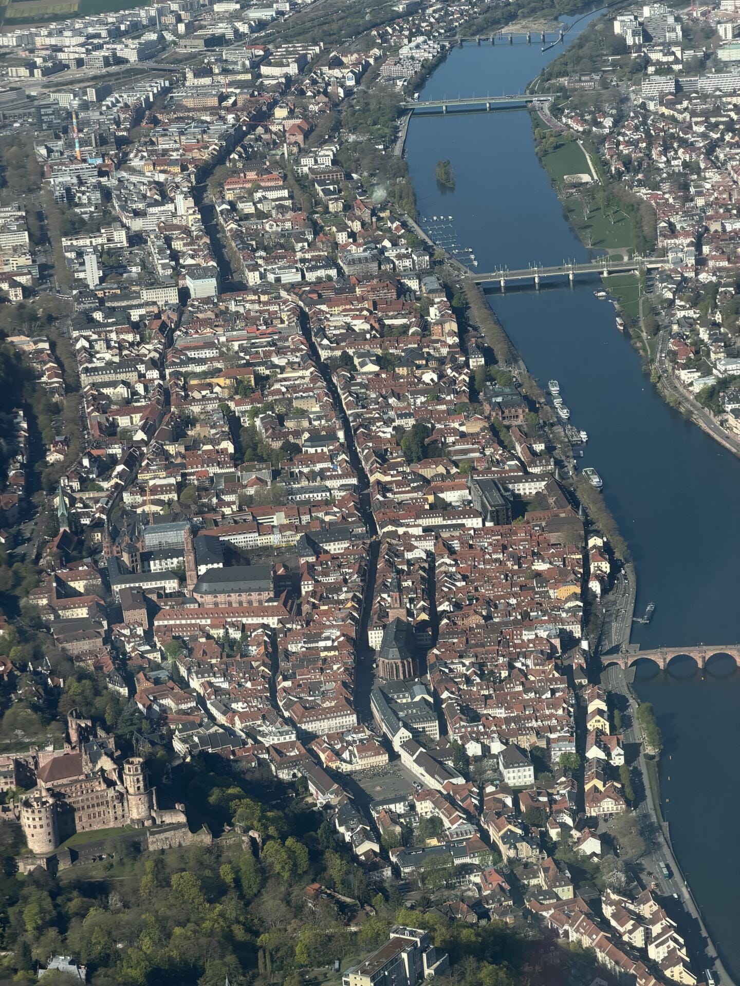 Losing fear to fly: Heidelberg, Annweiler, Mannheim