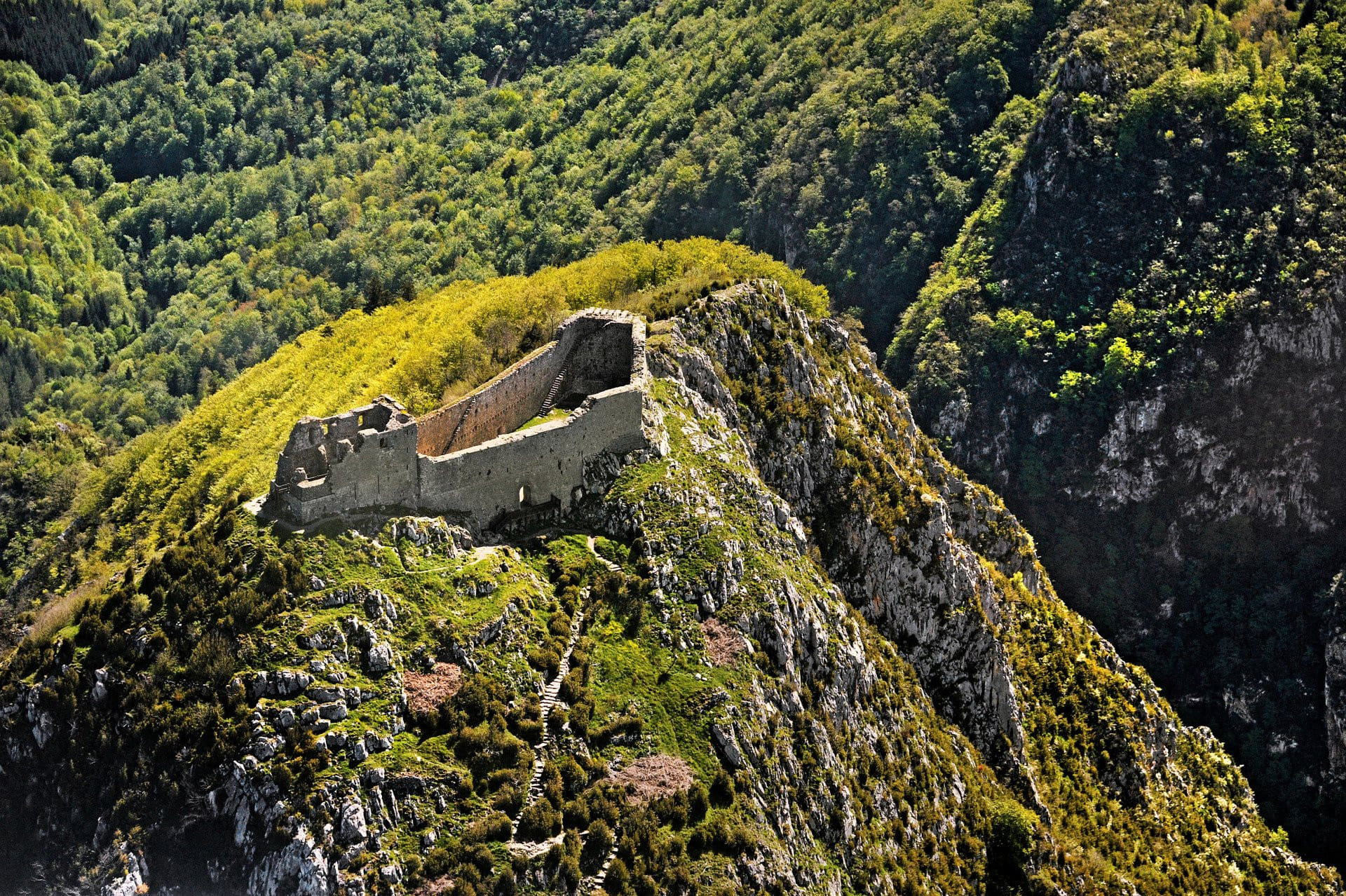La balade des 10 chateaux Cathares