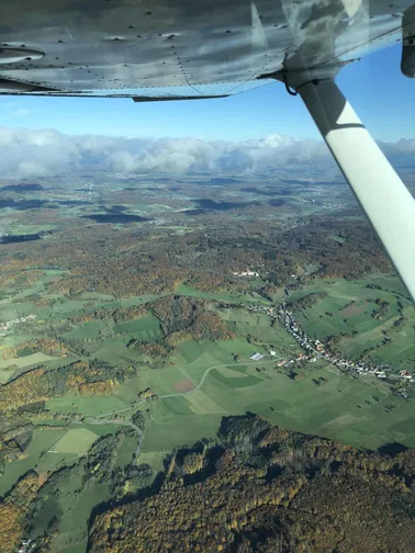 Fly Over Frankfurt & the Rhine