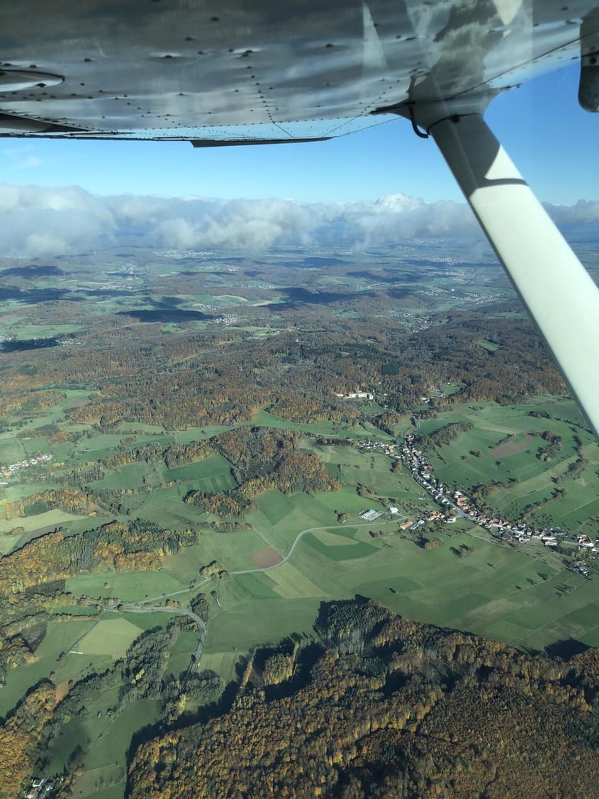 Fly Over Frankfurt & the Rhine