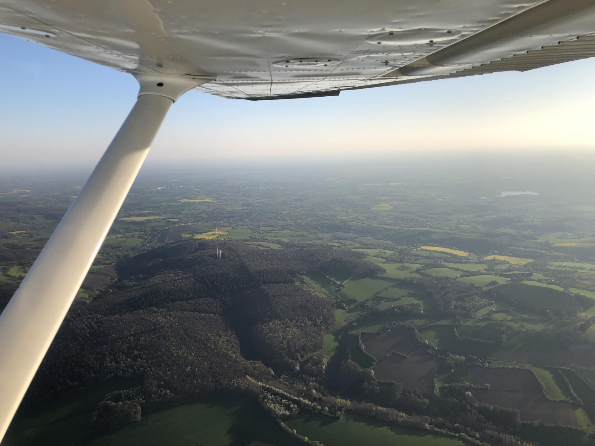 La Mayenne vue du ciel (depuis Le Mans) - Maine Mayenne