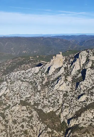 Balade aérienne châteaux Cathares