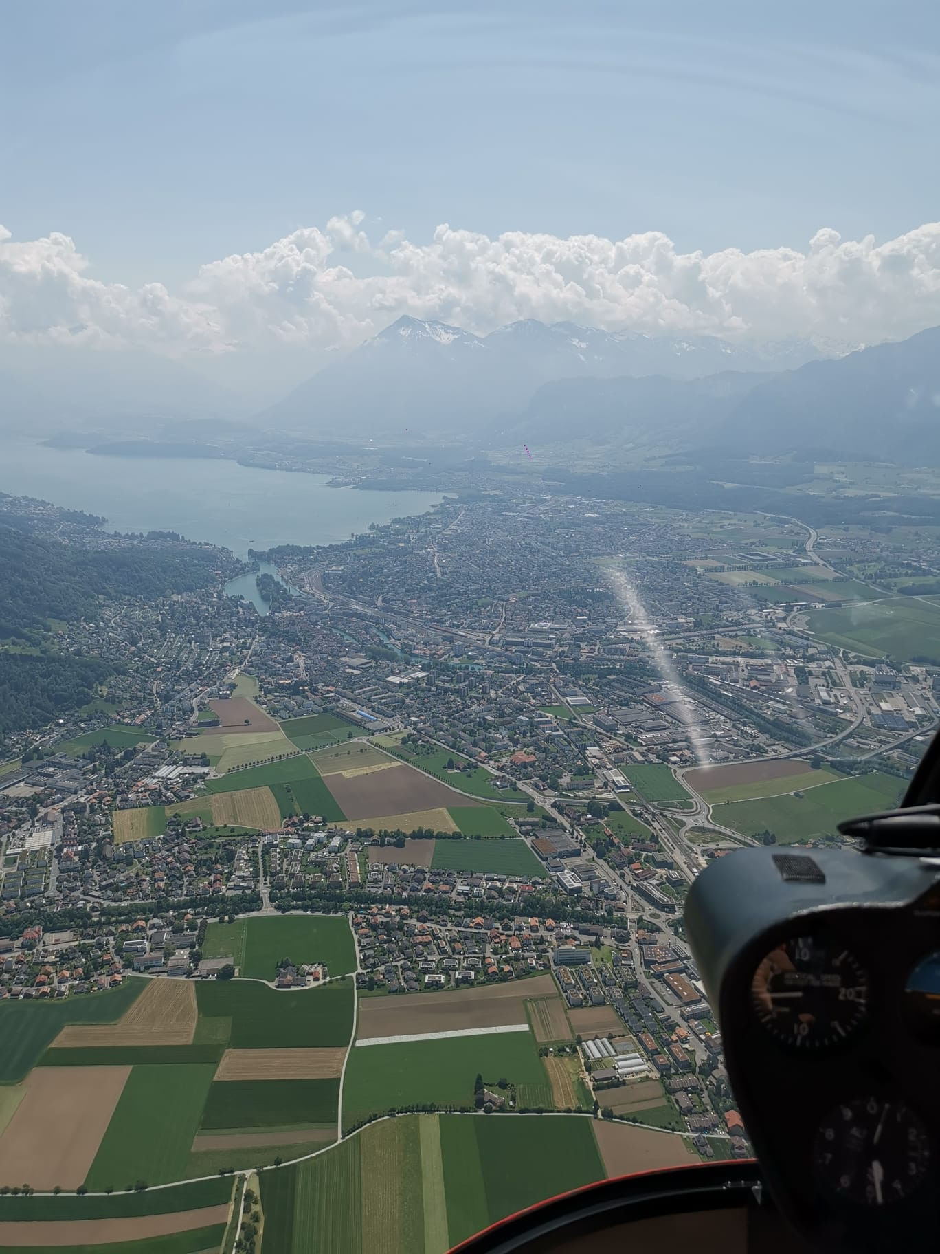Überflug Stadt Thun