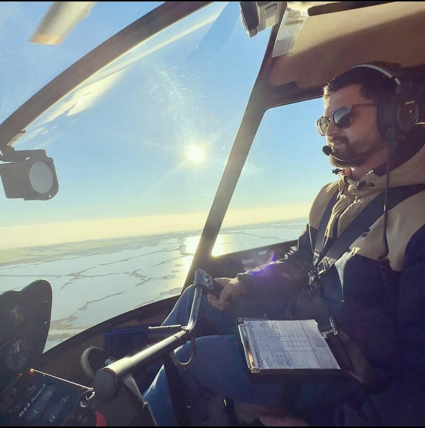 Balade front de mer Héraultais en hélicoptère R66