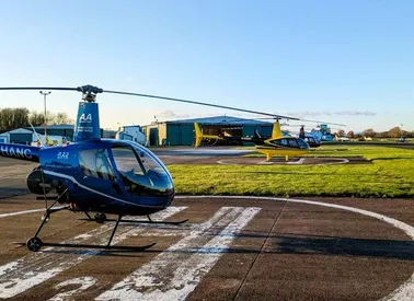 Enjoy the thrill of flying in a helicopter!