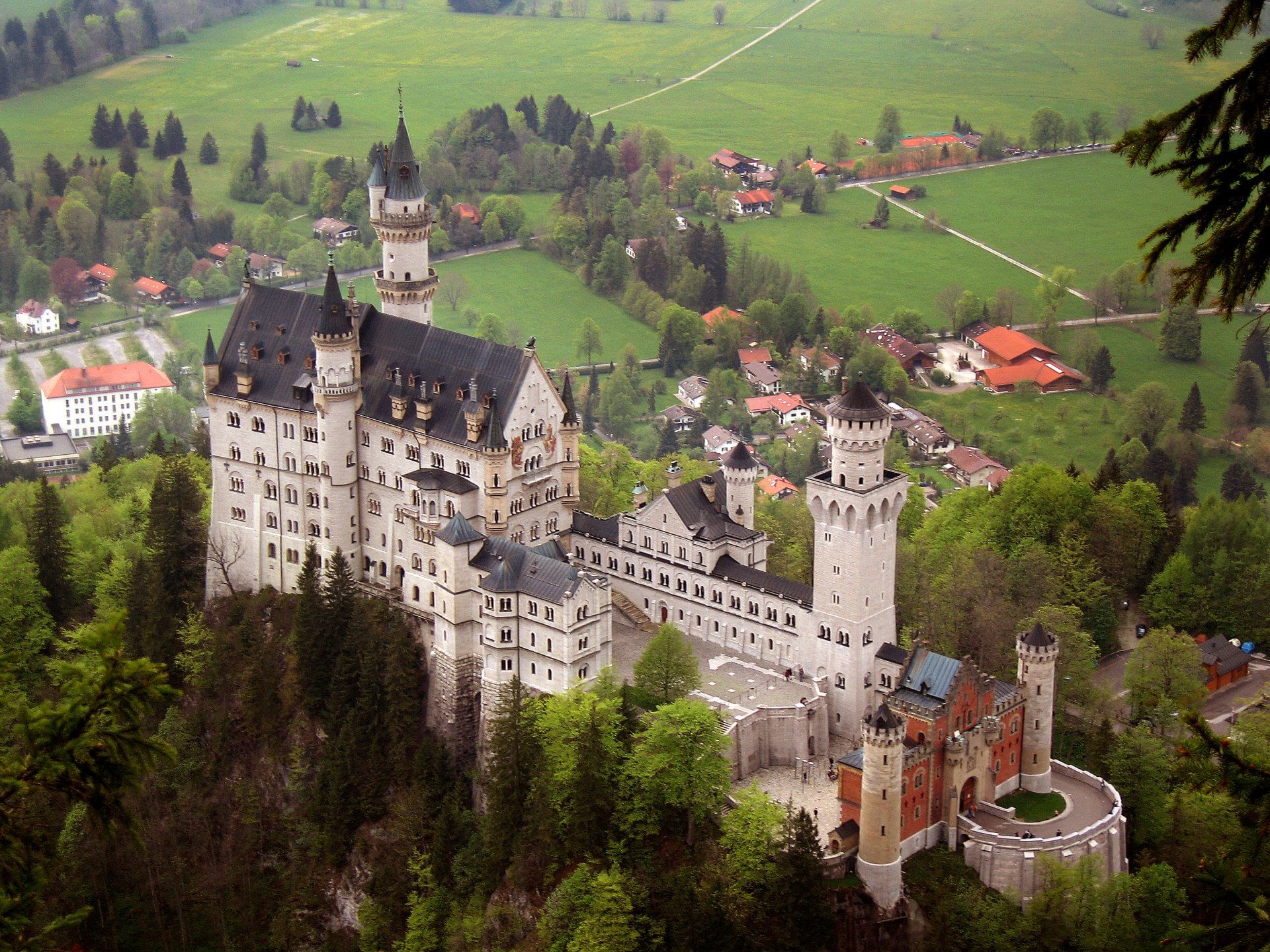 Rundflug ins Alllgäu / Schloss Neuschwanstein