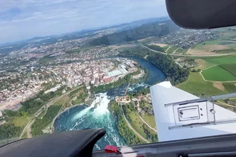 Grosser Rundflug zum Rheinfall, Vierwaldstättersee, Bodensee
