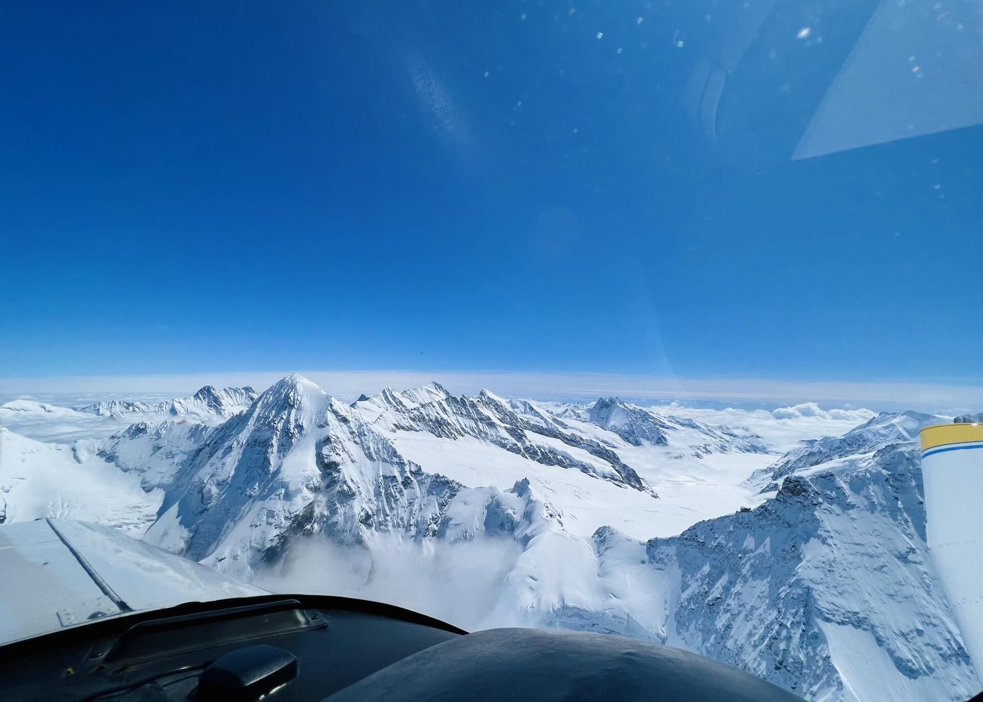 Hoch über dem Nebel ist es am schönsten