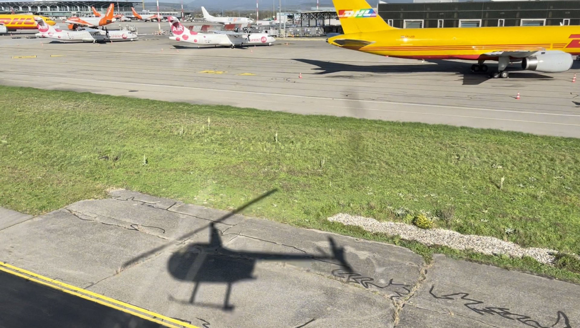 Im Helikopter über Basel und das Baselbiet