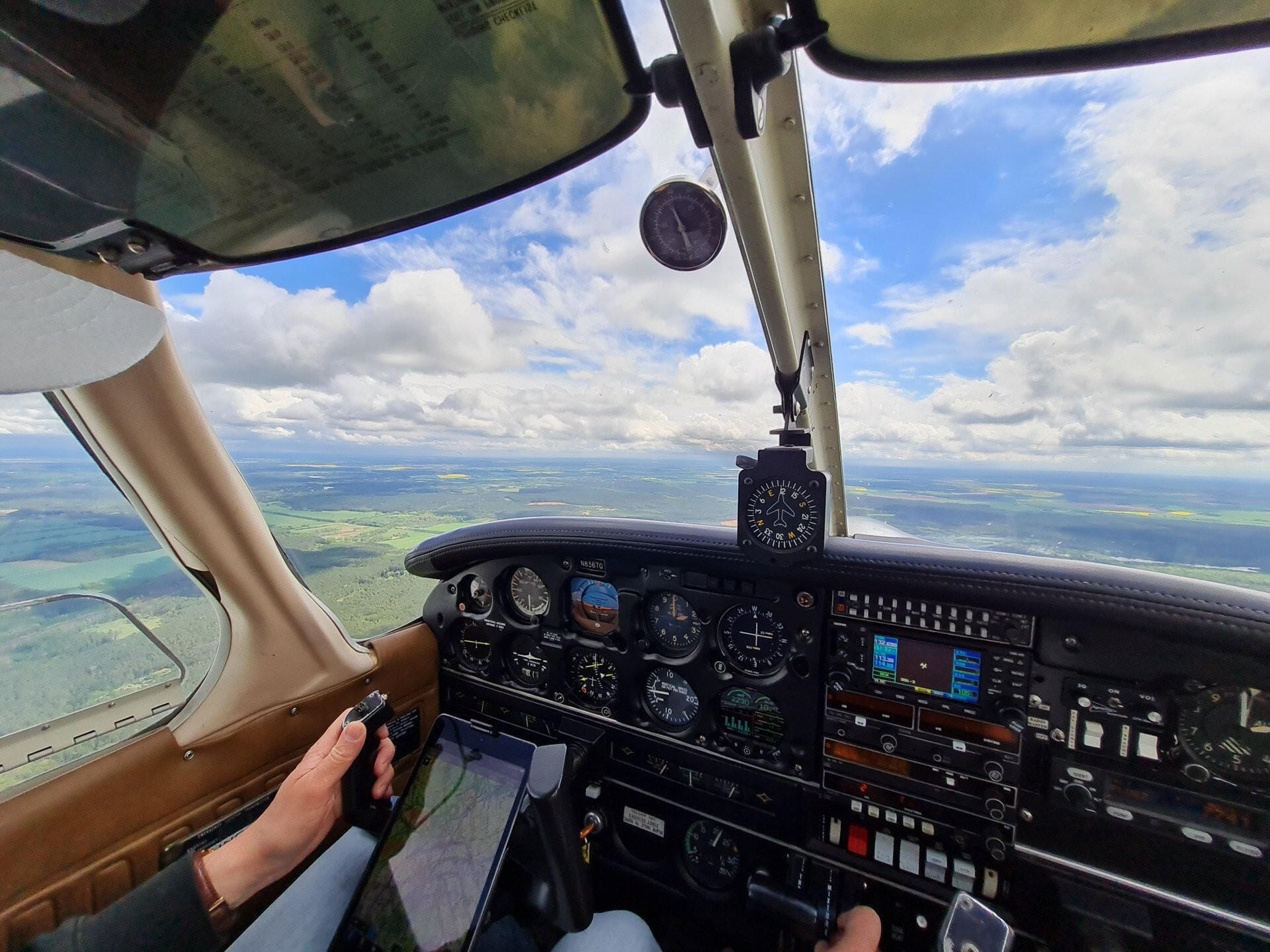 Flug über Frankfurt/O. nach Eisenhüttenstadt ( Kaffe&Kuchen)