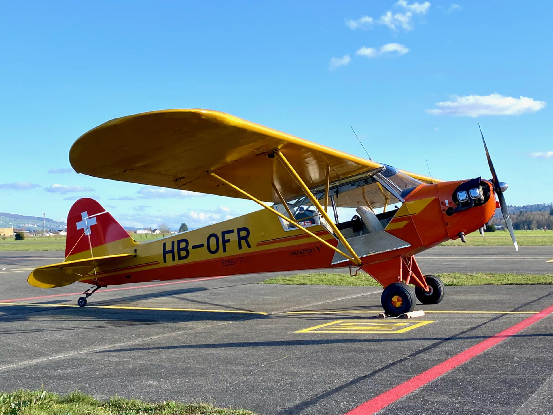 Piper Cub Aussenansicht