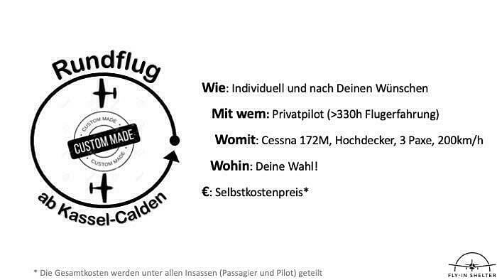 Dein Rundflug (2 - 3 Personen)