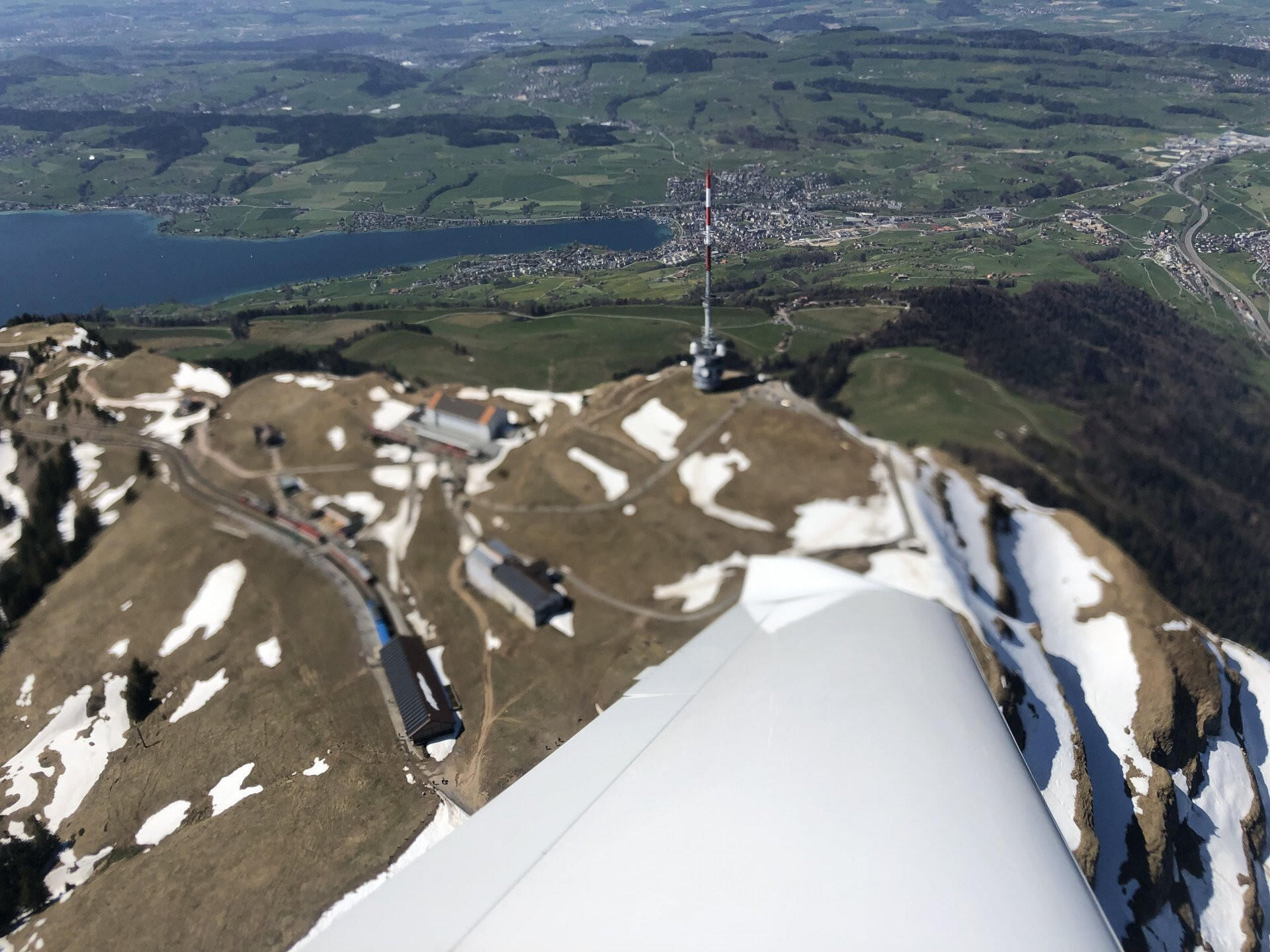 Flug zum grossen und kleinen Mythen und über die Rigi retour