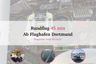 Erlebe deine Heimat von oben! 45 Minuten Rundflug