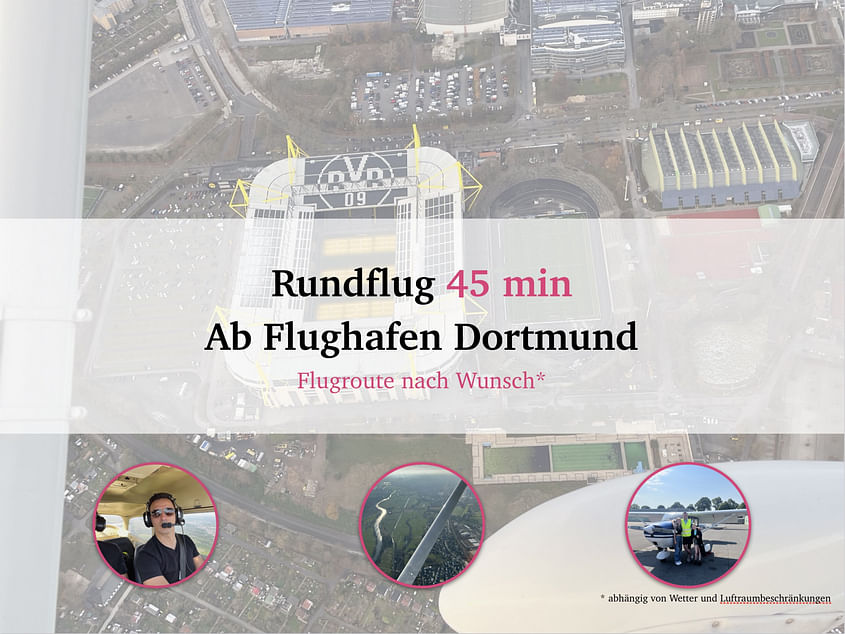 Erlebe deine Heimat von oben! 45 Minuten Rundflug