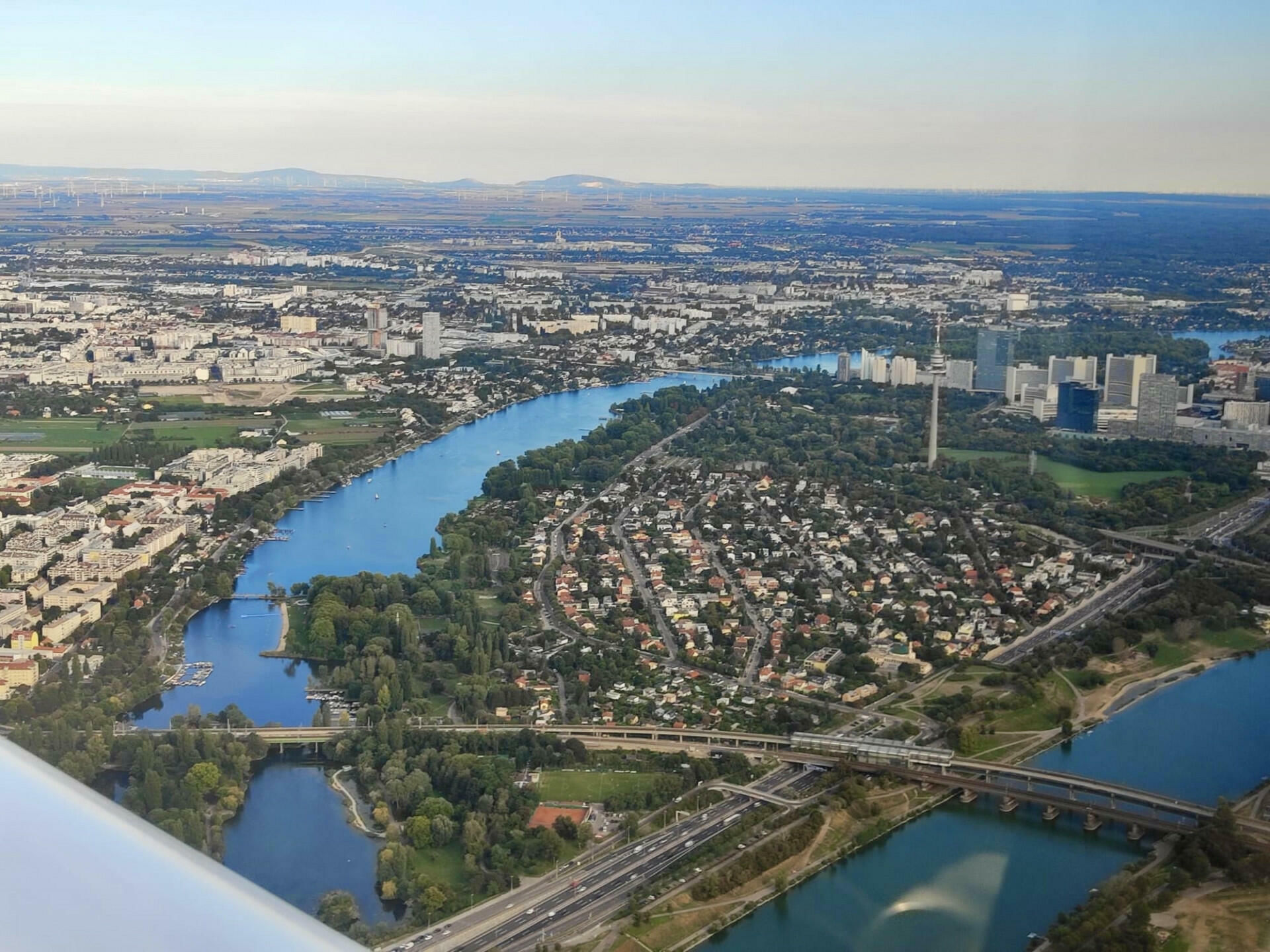 Atemberaubender Flug über Wien