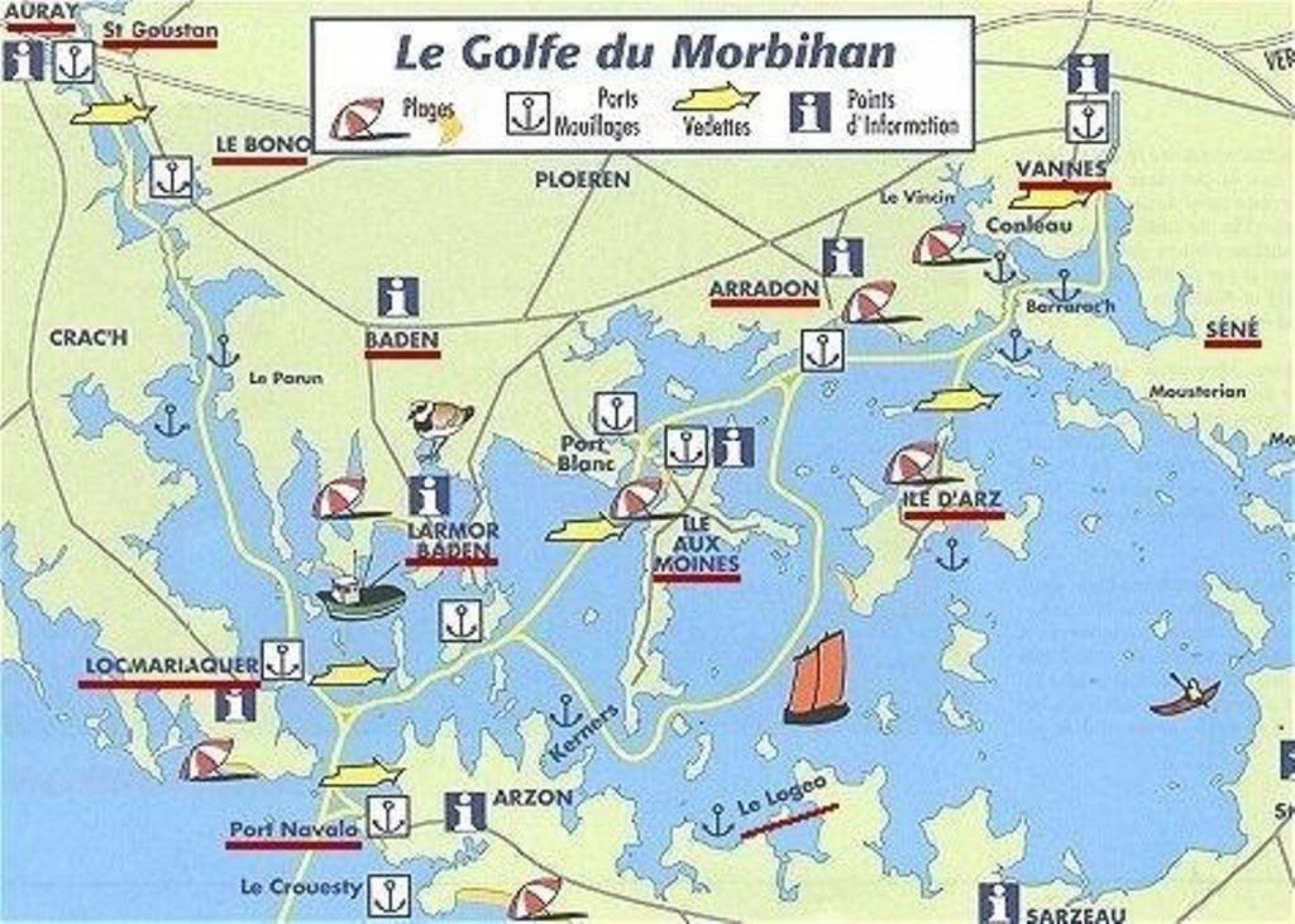 Promenade aérienne sur le Golfe du Morbihan