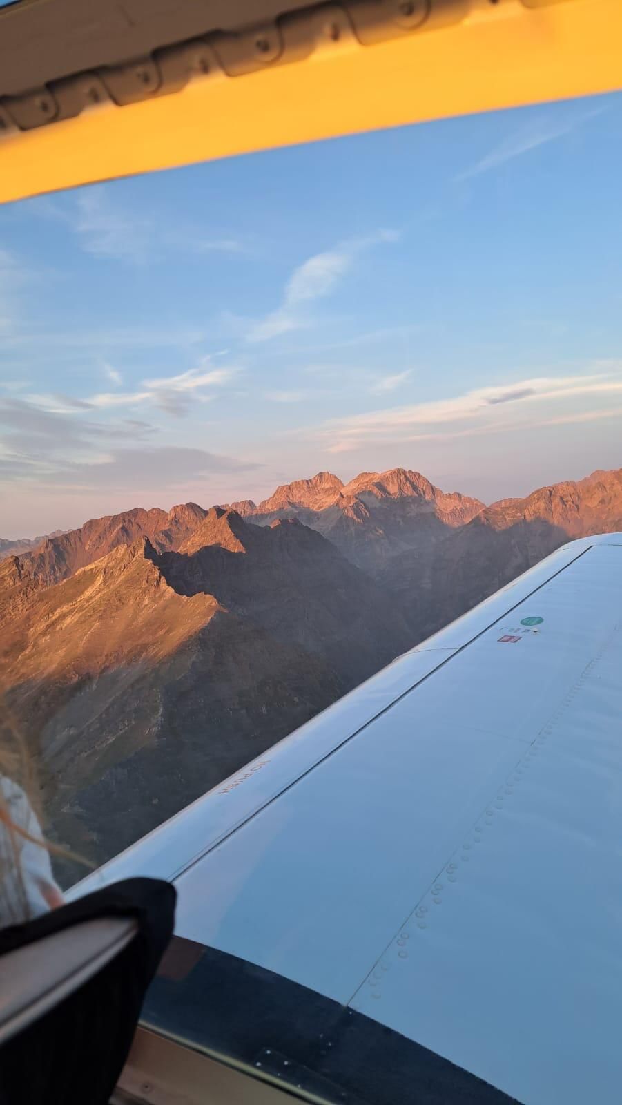 Vol au dessus des Pyrénées