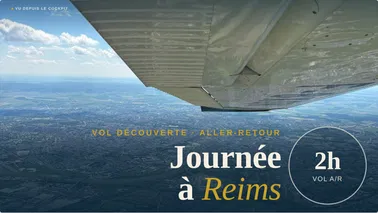 Reims vu du ciel : cathédrale, champagne, vignobles