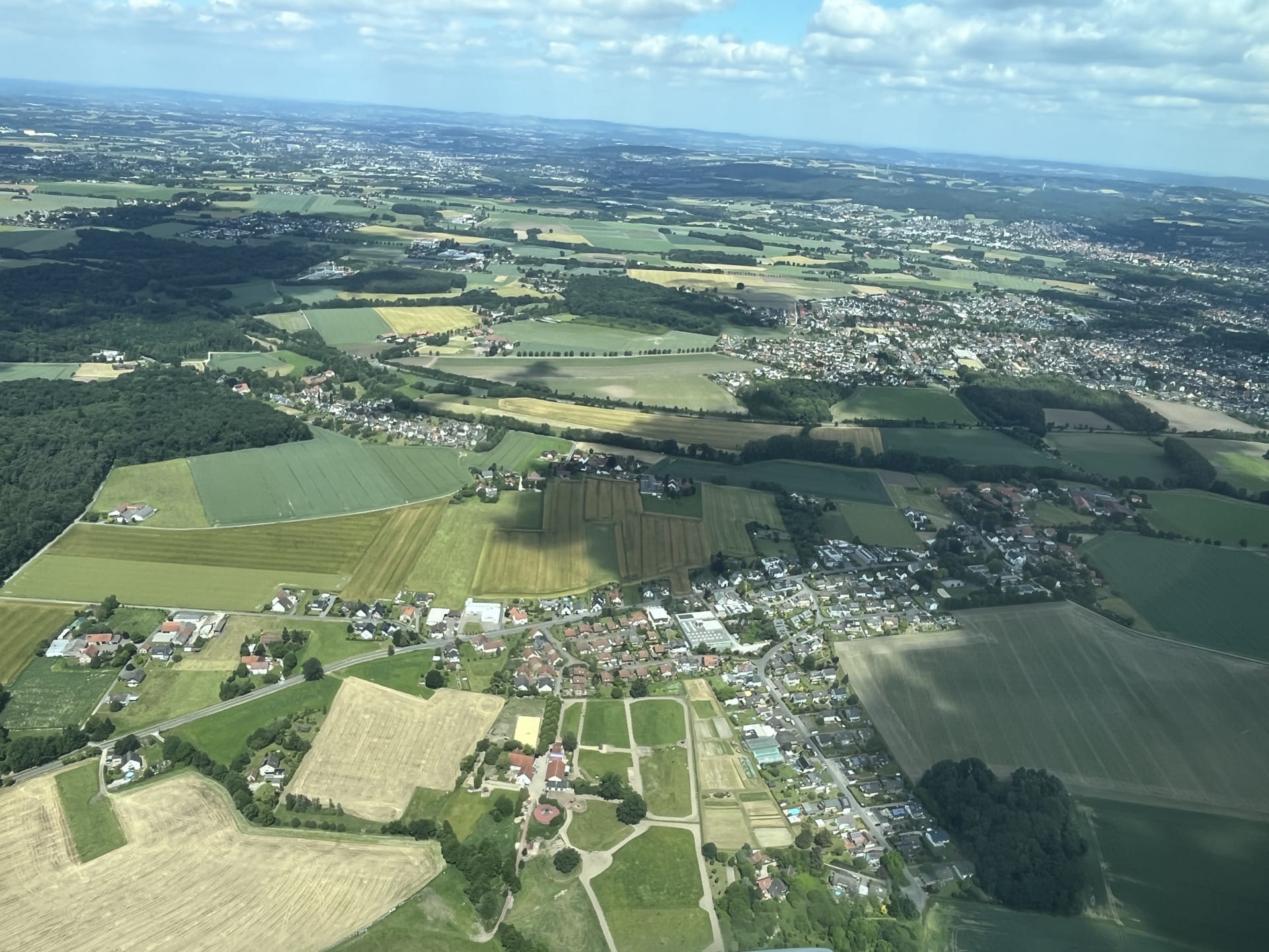 Kleiner Rundflug über Bielefeld