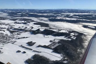 Balade aérienne au Nord de la Franche-Comté (45 minutes)