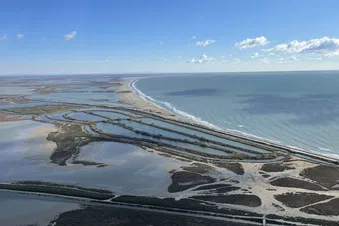 Camargue , littoral de Montpellier jusqu’a Sète en hélicoptère !