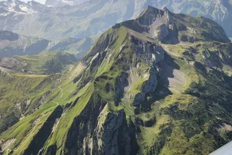 Scenic flight to Jungfrau