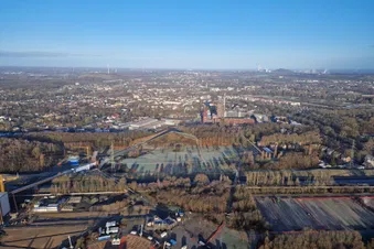 Flughafen Dortmund, Ruhrgebiet und zurück ins Münsterland