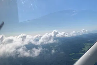 Rundflug über den Odenwald, herrliche Landschaft genießen