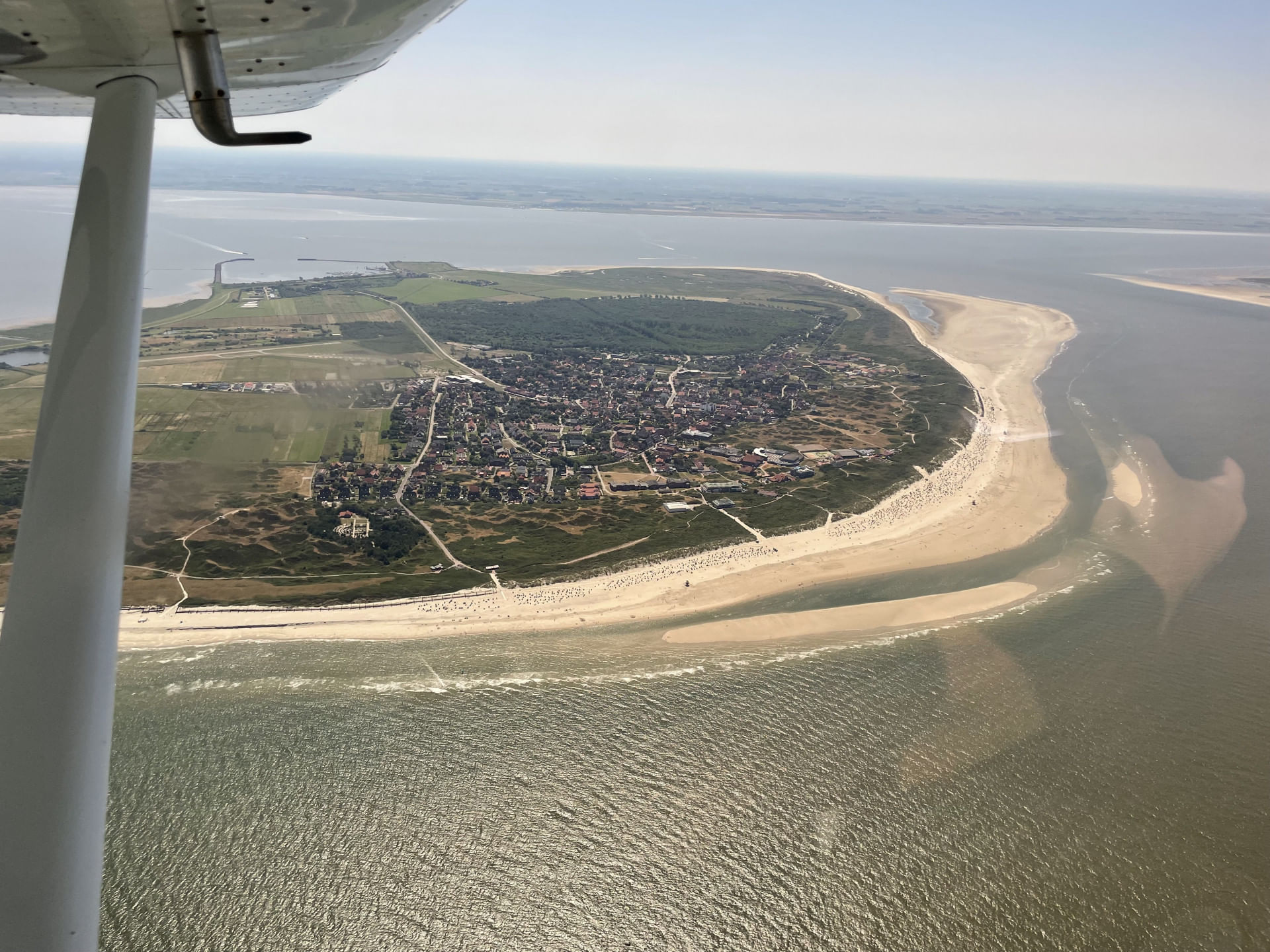 Norderney über Hamburg