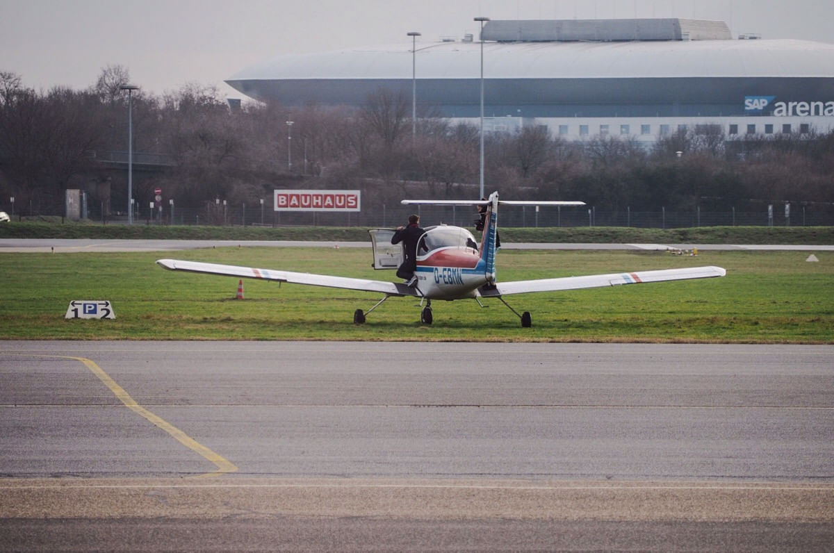 Frühstück in Mannheim, Rundflug