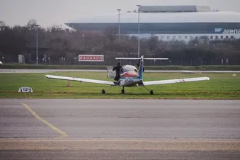 Frühstück in Mannheim, Rundflug