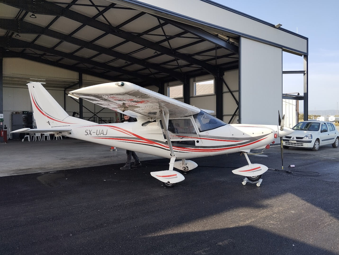 SA2 Vimana In front of it's Hangar