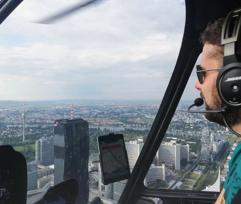Hubschrauberrundflug über Wien (2 oder 3 Passagiere)