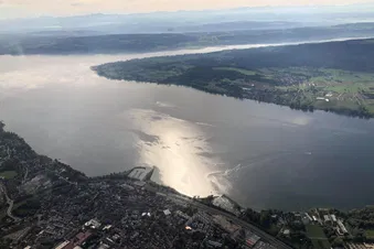 Rundflug über Stuttgart, die Schwäb. Alb und den Bodensee