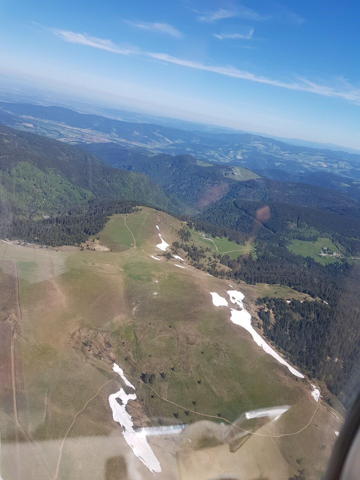 60 min Rundflug Strecke nach Wunsch ab Freiburg