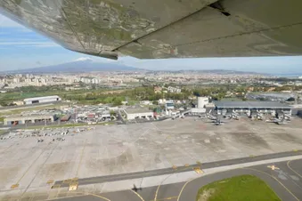 Flying East to West from Catania to Trapani