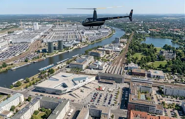 30 Minuten über den Dächern von Wolfsburg
