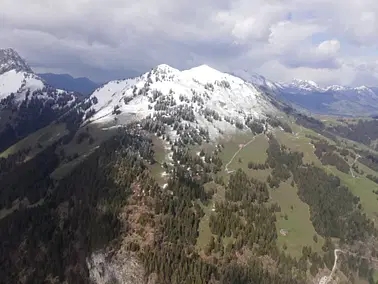 Préalpes vaudoises/fribourgeoises en hélico depuis Lausanne