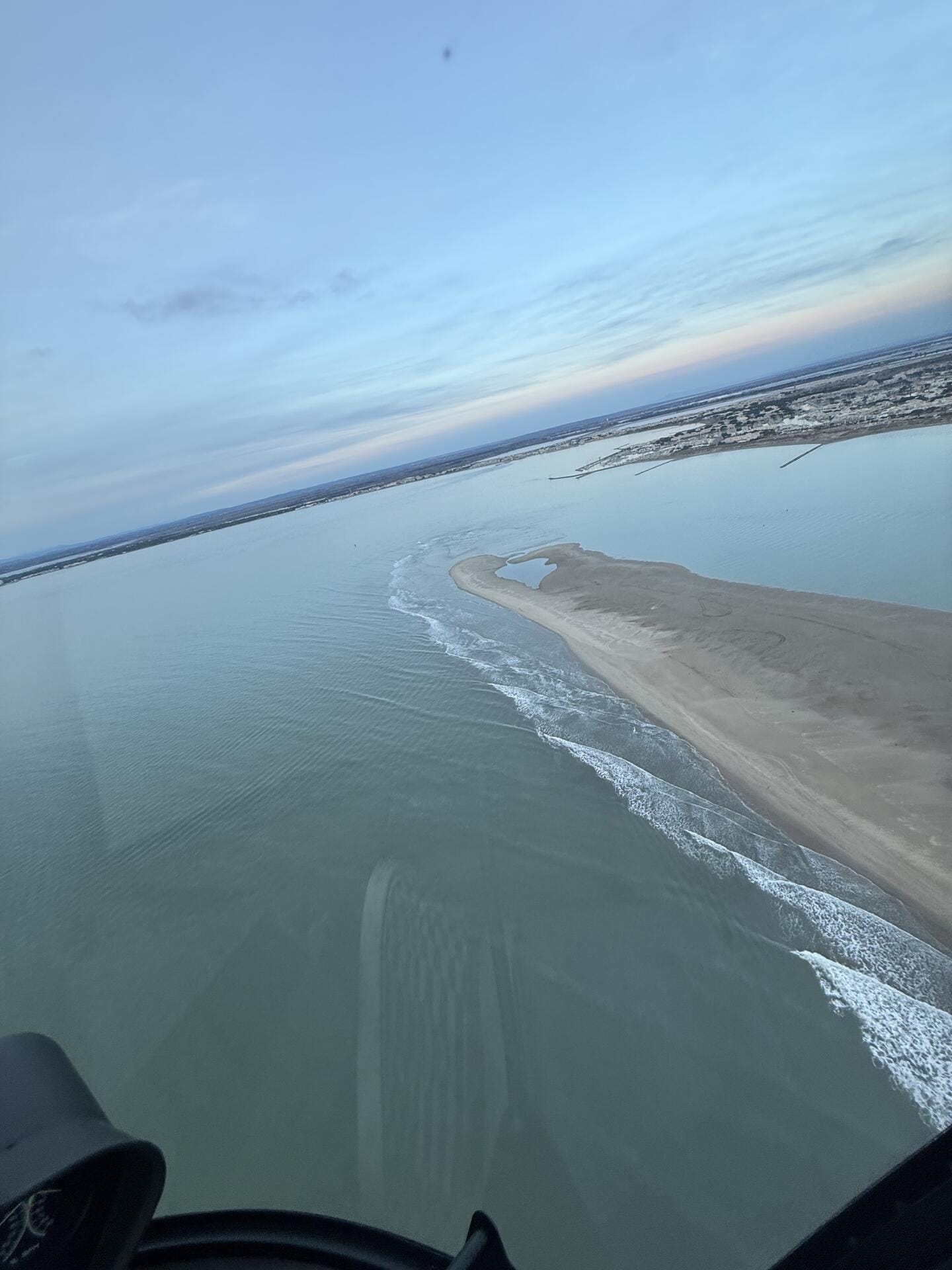 Balade aérienne Montpellier, plage et Camargue