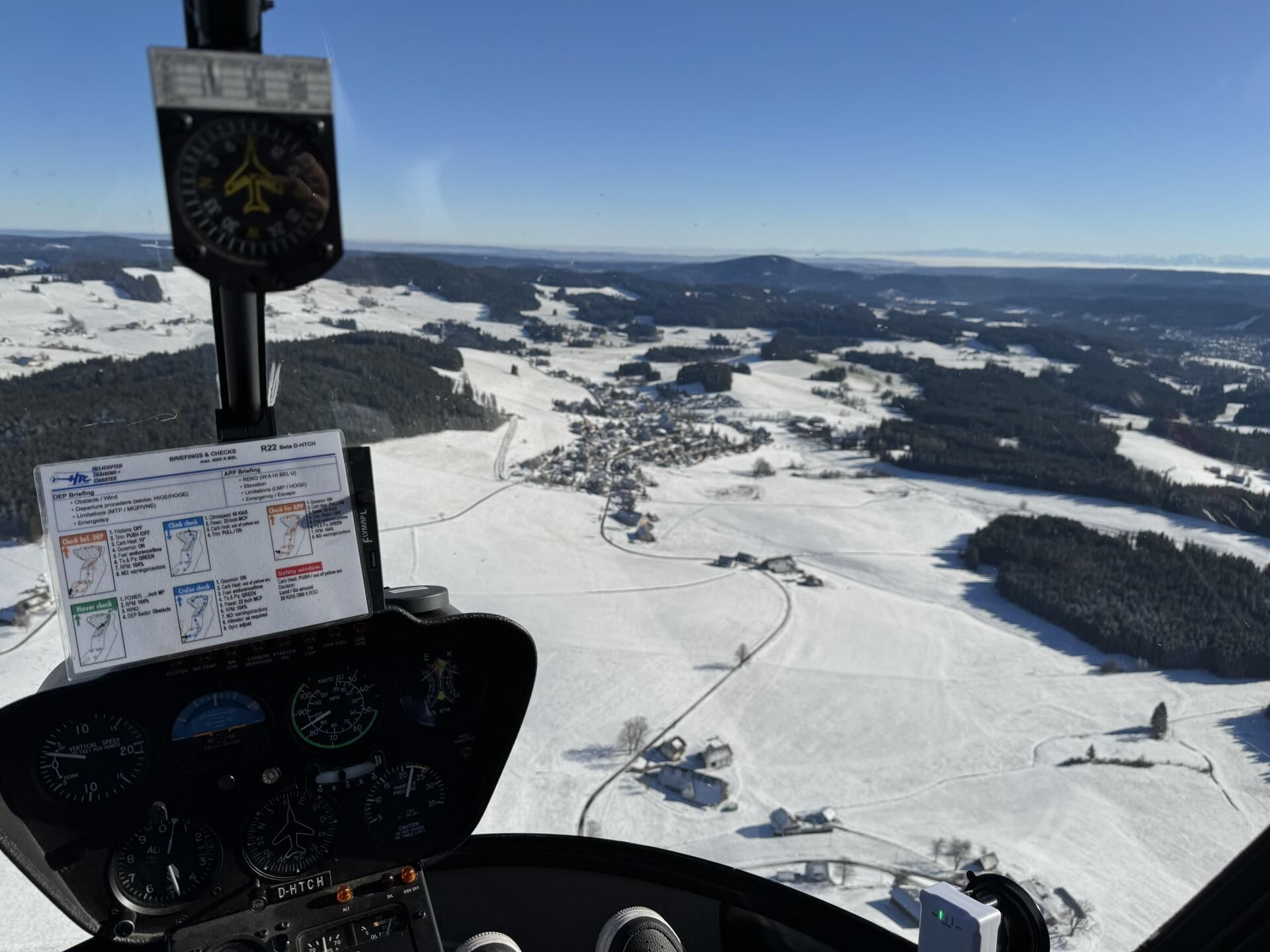 Feldberg & Titisee mit dem Helikopter