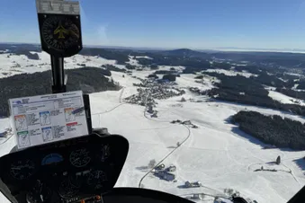Feldberg & Titisee mit dem Helikopter