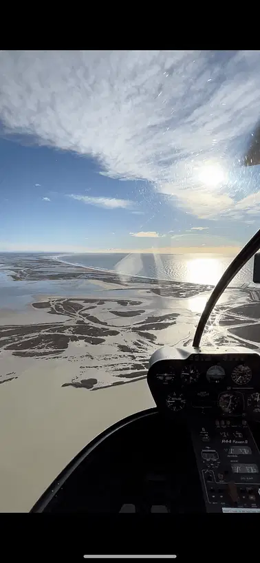 Vol en hélicoptère - Camargue , Salants du Midi & Littoral