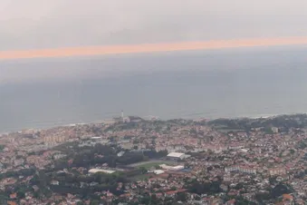 Survol de la côte basco-landaise depuis Pau