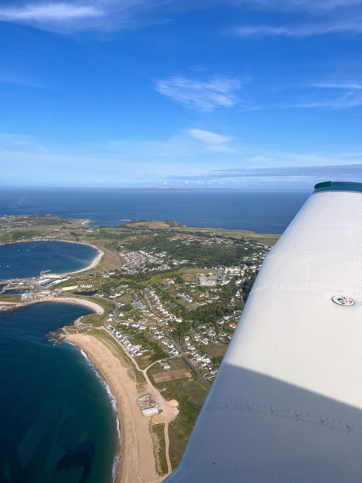 Flying from Turweston to Alderney